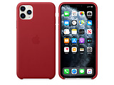 Apple Original iPhone 11 Pro Max Leather Case / Red