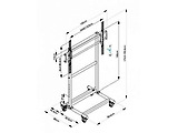 Reflecta TV Stand 70P Mobile Stand for Displays