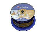 Verbatim 43533 Printable 50*Cake DVD-R