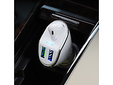 Hoco E47 Car Charger With Wireless Headset /