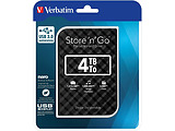Verbatim Store'n'Go 2.5" 4.0TB External HDD / 53223 / Black