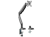 Brateck LDT34-C012 Single Monitor Performance Gas Spring Aluminum Monitor Arm / Silver