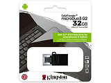 Kingston DataTraveler microDuo 3.0 G2 DTDUO3G2/32GB 32GB USB3.1 / Black