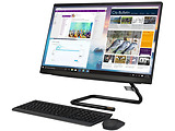 Lenovo IdeaCentre A340-24ICK / 23.8" FullHD WVA / Pentium Gold G5420T / 8GB DDR4 / 256GB SSD / No OS / Black