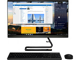 Lenovo IdeaCentre A340-24ICK / 23.8" FullHD WVA / Pentium Gold G5420T / 8GB DDR4 / 256GB SSD / No OS / Black