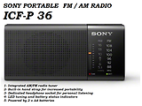 SONY ICF-P36 Portable Radio /