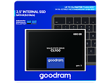 GOODRAM SSDPR-CL100-480-G3 2.5" SSD 480GB / Marvell 88NV1120 / 3D NAND TLC / Black