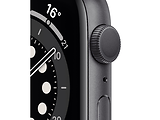 Apple Watch Series 6 GPS 44mm Space Gray Aluminum Case with Black Sport Band / Black