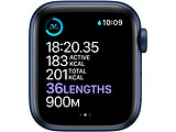 Apple Watch Series 6 GPS 40mm Blue Aluminum Case with Deep Navy Sport Band / Blue