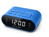 MUSE M-10 / Dual Alarm Clock Radio / Blue