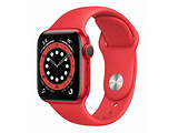 Apple Watch Series 6 GPS 44mm Red Aluminum Case with Red Sport Band / Red