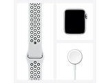 Apple Watch Nike Series 6 GPS 40mm Silver Aluminium Case with Black Nike Sport Band /