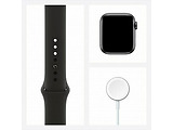 Apple Watch Series 6 GPS 40mm Space Gray Aluminum Case with Black Sport Band /