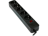 UltraPower UP3-B-6PPB Surge Protector 5 Sockets 1.8m / Black
