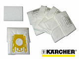 KARCHER Fleece for VC 6xxx / 5 Bags + 1 Filter BONUS / 6.904-329.0