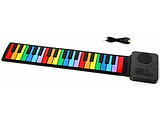 Helmet Bluetooth Roll up Piano 37 Colored keys
