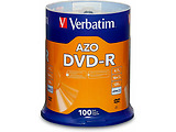 Verbatim DataLifePlus DVD-R AZO 4.7GB 16X MATT SILVER SURFAC x100 / 43549