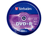 Verbatim DataLifePlus DVD+R AZO 4.7GB 16X MATT SILVER SURFACE x100 / 43551