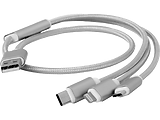 Cablexpert CC-USB2-AM31-1M-S Cable 3-in-1 /