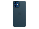 Apple Original iPhone 12 / 12 Pro Leather Case with MagSafe Blue
