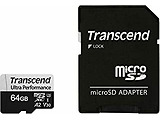 Transcend TS64GUSD340S / 64GB MicroSD + SD Adapter