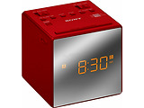 SONY ICF-C1T Clock Radio with dual alarm / Red