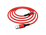 Hoco U79 Admirable smart power off charging data cable for Micro Red