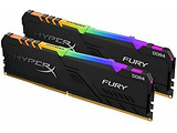 Kingston HyperX FURY RGB / HX426C16FB4AK2/32 / 2x16GB DDR4 2666