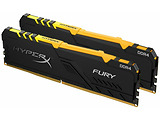 Kingston HyperX FURY RGB / HX426C16FB4AK2/32 / 2x16GB DDR4 2666