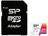 SiliconPower Elite Color microSDXC 64GB / SP064GBSTHBV1V20SP