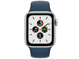 Apple Watch SE 40mm Aluminum Case with Abyss Blue Sport Band Blue