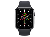 Apple Watch SE 44mm Aluminum Case with Midnight Sport Band