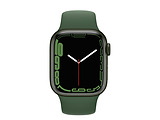 Apple Watch Series 7 GPS 41mm Green Aluminium Case with Clover Sport Band Green