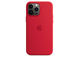 Apple Original iPhone 13 Pro Max Silicone Case with MagSafe / A2708 / Red