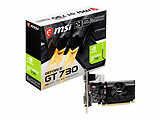MSI GeForce GT 730 2GB DDR3 64Bit / N730K-2GD3/LP