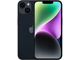 Apple iPhone 14 / 6.1 Super Retina XDR OLED / A15 Bionic / 6GB / 512GB / 3279mAh Black