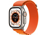 Apple Watch Ultra GPS 49mm Cellular / Titanium Case / Alpine Loop - Large Orange