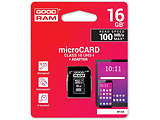 microSD GOODRAM M1AA / 16GB / SD adapter / M1AA-0160R12