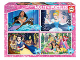 EDUCA Multi 4 Puzzles Disney Princess