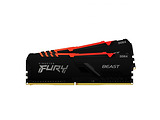 Kingston FURY Beast RGB / 16GB x2 DDR4 2666 / KF426C16BB1AK2