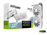 ZOTAC GeForce RTX 4060 Twin Edge OC White Edition 8GB GDDR6 128bit / ZT-D40600Q-10M