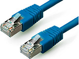 Cablexpert  PP6-0.5M / Patch Cord Cat.6 FTP 0.5m Blue