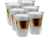 Delonghi Glass cups 190ml x6