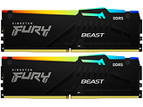 Kingston FURY Beast RGB 2x 32GB DDR5 6000 / KF560C30BBAK2-64