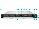 HPE ProLiant DL360 Gen11 8 SFF / Xeon Silver 4514Y / 32GB DDR5 RDIMM / Broadcom MR408i-o / 1000W Flex Slot Titanium Hot Plug