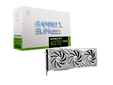 MSI GeForce RTX 4070 Ti SUPER GAMING X SLIM WHITE 16G / 16GB GDDR6X 256Bit