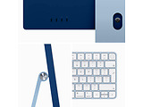 Apple iMac / 24 Retina 4.5K / Apple M4 / 8-core CPU 8-core GPU / 16Gb RAM / 256Gb SSD / Mac OS Sequoia Blue