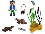 Playmobil PM5376 / Young Explorer with Oters
