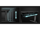 Genesis Desks Gaming Holm Modular 140