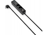 HAMA Power Strip 2-Way + USB 65W